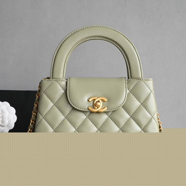 Ch*el top handle bags